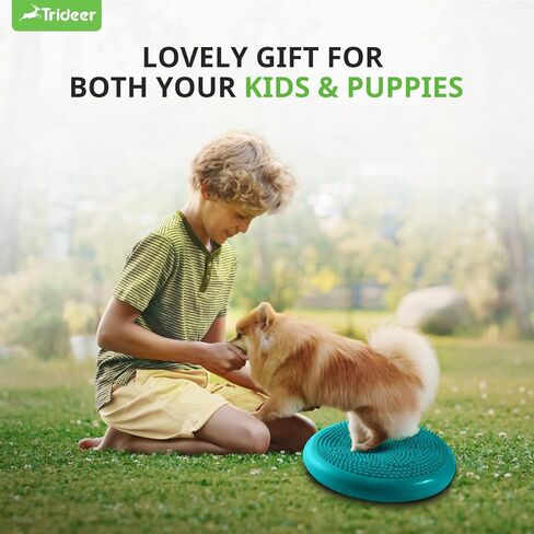 Trideer Wobble Cushion with Inflation Pump - Wiggle Seat for Sensory Kids(Multiple Colors), Core Balance Disc (Extra Thick) in Kuwait