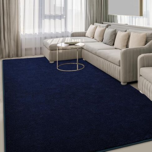 Hutha Large Area Rugs for Bedroom Living Room, 6x9 Grey Solid Fluffy Super Soft Memory-Foam Furry Bedside Carpets, Modern Indoor Floor Rug Aesthetic Minimalist Rug for Kids Girls Boys Home Decor in Saudi Arabia