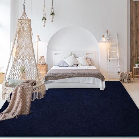 Hutha Large Area Rugs for Bedroom Living Room, 6x9 Grey Solid Fluffy Super Soft Memory-Foam Furry Bedside Carpets, Modern Indoor Floor Rug Aesthetic Minimalist Rug for Kids Girls Boys Home Decor in Saudi Arabia
