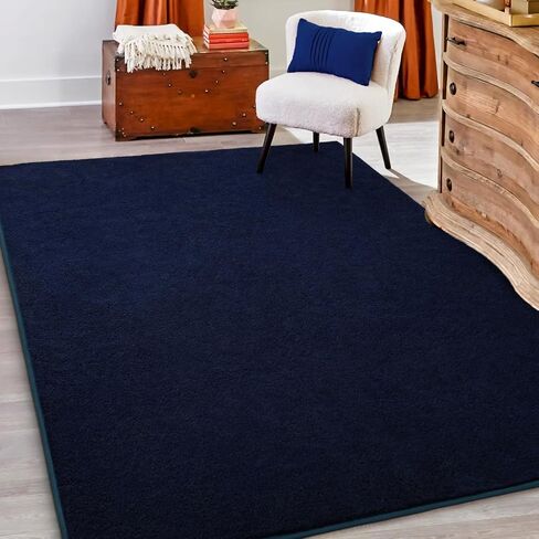 Hutha Large Area Rugs for Bedroom Living Room, 6x9 Grey Solid Fluffy Super Soft Memory-Foam Furry Bedside Carpets, Modern Indoor Floor Rug Aesthetic Minimalist Rug for Kids Girls Boys Home Decor in Saudi Arabia