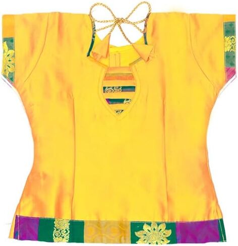 Chandrakala Lehanga Pattu Pavadai For Girls Kids South Indian Dress, (KL113-P) in Saudi Arabia