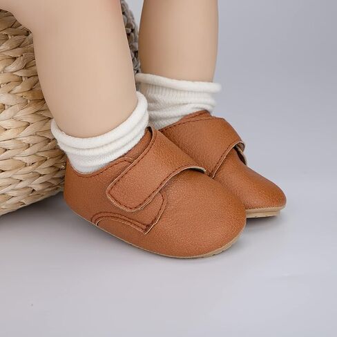 HsdsBebe Baby Boys Girls Oxford Shoes PU Leather Soft Rubber Sole Sneakers Anti-Slip Toddler Ankle Boots Infant Walking Shoes Moccasins in Saudi Arabia