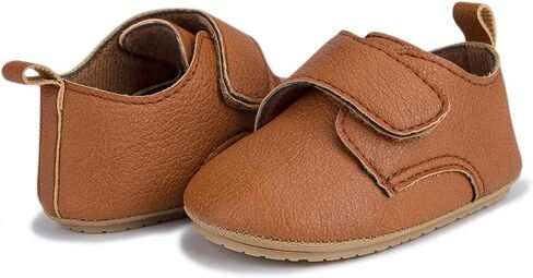 HsdsBebe Baby Boys Girls Oxford Shoes PU Leather Soft Rubber Sole Sneakers Anti-Slip Toddler Ankle Boots Infant Walking Shoes Moccasins in Saudi Arabia