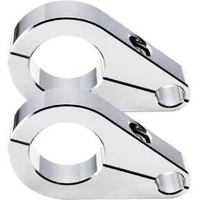 MoKitDora 1.5" Handlebar or Frame Mount Throttle Clutch Cable Clamp or Brake Line Clips for Harley 2 Pack, Black in Kuwait