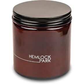 شمعة هيملوك بارك ذات الفتيل الخشبي، مصنوعة يدويًا من شمع جوز الهند الطبيعي والزيوت العطرية (زهرة الصبار، كبيرة 16 أونصة) in Kuwait