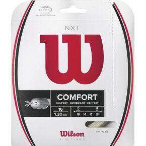 Wilson NXT Power 16 Tennis String - Set, White