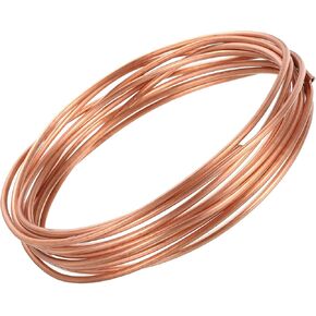 PATIKIL 1/12 Inch ID 1/8 Inch OD 0.02 Inch Thick 99.9% Copper Tube, 13.12Ft Refrigeration Tubing Coil Seamless Round Pipe Tubing for HVAC Industrial Jewellery Craft
