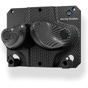 Gravity Grabber - Ultimate Wall Storage Rack for Skis and Snowboards | Damage-Free Storage | Fits Any Ski or Snowboard | (Carbon, 1)