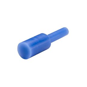 Caplugs SH-60056 Silicone Pull Plug - SPP22XL to Mask Threaded or Non-Threaded Thru-Holes, to Plug ID 0.175", Plug Length 1.250", Pull Tab Length 1.250", Clear (Bag of 500)