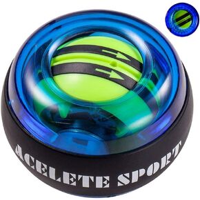 Auto-Start 2.0 Gyro Ball Wrist Exerciser Gyroscope Ball Forearm Strengthener for Stronger Wrist Bones and Muscle
