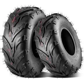 MaxAuto 22x7-10 Sport ATV Tires 22x7x10 Quad Tires,6 PR Tubeless All Terrain UTV Tires, 2 Pack