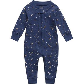 Owlivia Organic Cotton Baby Boy Girl Zip up Sleep N Play, Footless, Long Sleeve