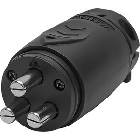 Moestoont 70A Trolling Motor Plug & Receptacle for 2 or 3 Wire 12-48V Systems Compatible with Minn Kota Marine Boat, Watertight Heavy Duty Electrical Power Connector