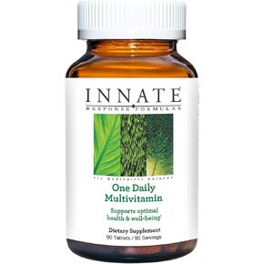INNATE Response Formulas One Daily - Daily Herb-Free Multivitamin - Includes B Vitamins - Vegetarian, Non-GMO, and Kosher - Made Without 9 Food Allergens - 90 tablets (90 Servings) in Kuwait