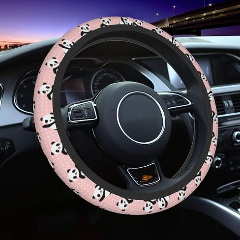 Pink Flamingos Universal 15 Inch Steering Wheel Covers Non Slip Neoprene Car Wrap Cover for Adults in Kuwait