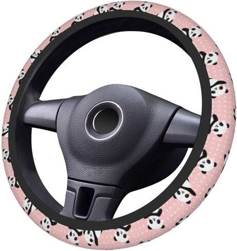 Pink Flamingos Universal 15 Inch Steering Wheel Covers Non Slip Neoprene Car Wrap Cover for Adults in Kuwait
