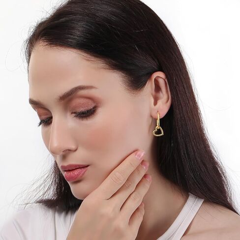 ToHeart Gold Huggie Earrings Star Earrings Minimalist 14k Gold Hoop Earrings Jewelry Gifts in Kuwait