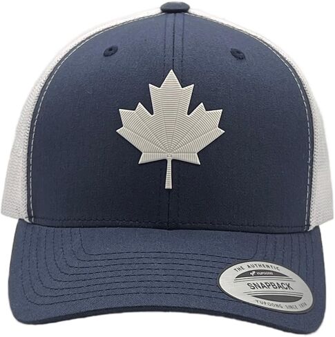TP THE PRIDE Canada Hat Premium 3D Patch Trucker Hat, Snapback Cap Handmade in USA with Imported Goods (CA6606BK-BlackMaple) in Saudi Arabia