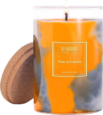 Rose Candle| Scented Candles | Hand-Poured Soy Wax Candles | 90-Hour Burn Time |Vibrant Romance Aromatherapy Candle |Oil Painting Effect| Candle Gifts for Women|15oz in Saudi Arabia