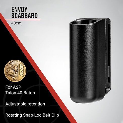 ASP Envoy Baton Scabbard Holster، حامل باتون، حافظة بوليمر سوداء لتالون 50 باتون in Saudi Arabia