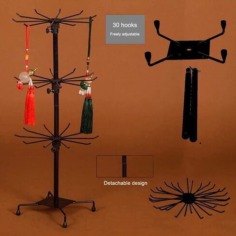 Detachable Bracelet Holder, Three Tier Racks Jewelry Display Stand, Stylish Velvet Wrist Watch Organizer, Beige in Saudi Arabia
