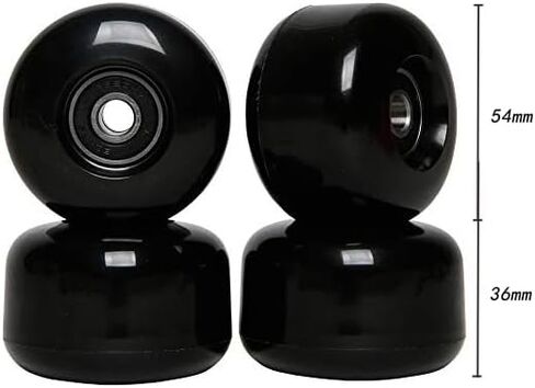 مجموعة عجلات ومحامل لوح التزلج FREEDARE حيل لوح التزلج بعجلات الشارع مقاس 54 مم (مجموعة من 4) in Kuwait