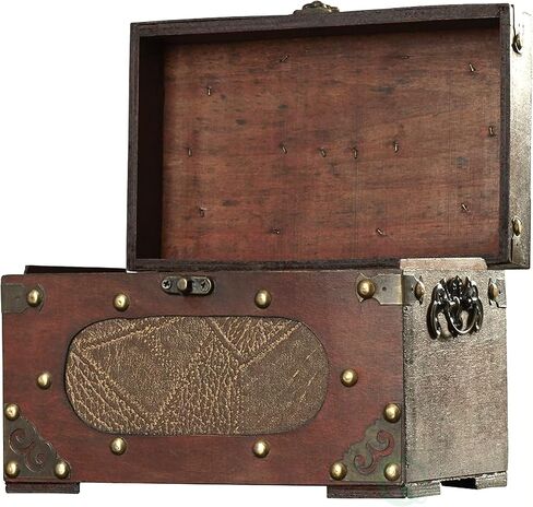 Rustic Studded Index/Recipe Card Box with Antiqued Latch (Large) in Kuwait