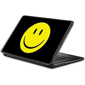 Universal 13" Laptop Skin - Smiley Face | Protective, Durable, and Unique Vinyl Decal wrap Cover | Easy to Apply, Remove, and Change Styles | Made in The USA
