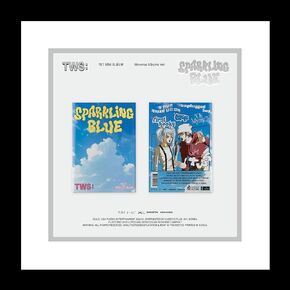 TWS Sparkling Blue 1st Mini Album Weverse Albums Version Dust Jacket+QR Card+Photobook+Sticker+Postcrad+Photocard+Tracking Sealed