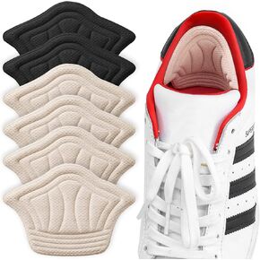 Back of Heel Cushion Pads, Adhesive Heel Grips Inserts for Women Men, Reusable Heel Guards Liners for Loose Shoes, Too Big Boots, Improve Shoe Fit