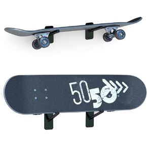 Lhysn Skateboard Wall Mount, Skate Board Wall Display Hanger Rack, Snowboard Wall Mount Ski Holder, Six Floors Deck Wall Longboard Rack Storage
