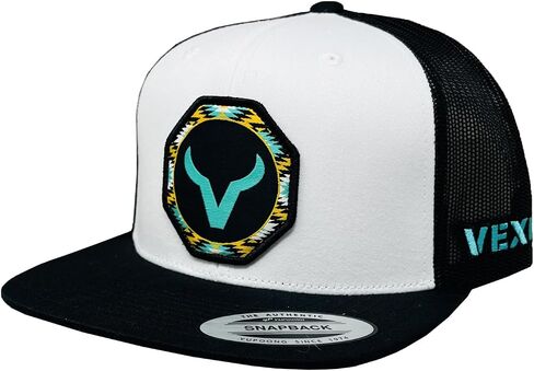 Western Lifestyle Rodeo Inspired Patch Adjustable Snapback Hat in Kuwait