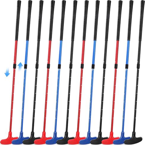 12 Pack Golf Putters for Kids Two Way Mini Golf Putter Bulk Putter for Right or Left Handed Golfers Adjustable Length Golf Clubs Set for Men and Women in Saudi Arabia