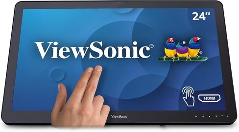 ViewSonic TD2230 22 Inch 1080p Touch Screen Monitor, 10-Point Multi-Touch for Retail POS and Kiosks, Durable 7H Scratch-Resistant Glass, 100x100 mm VESA Compatible, HDMI, and DisplayPort Inputs in Kuwait