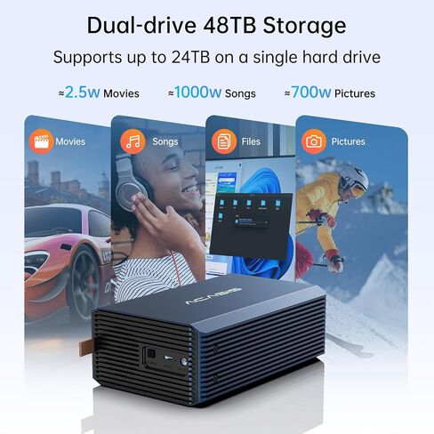 حاوية محرك الأقراص الصلبة الخارجية ACASIS 2 Bay RAID لـ 2.5/3.5 بوصة SATA HDD/SSD مع USB 3.0، تدعم RAID 0/1/JBOD/SPAN، بحد أقصى 6 جيجابت في الثانية تحت UASP، حاوية Raid بسعة 36 تيرابايت in Kuwait