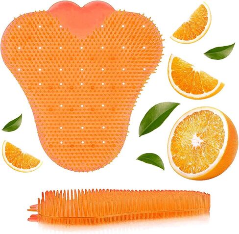 Men's Deodorizing Bathroom Urinal Screens Mats Stay Scented for Up to 30 Day Anti-Splash Mats Filters Debris Fits Most Urinal Brands at Restaurant Offices (Pack of 1, Orange) in Saudi Arabia
