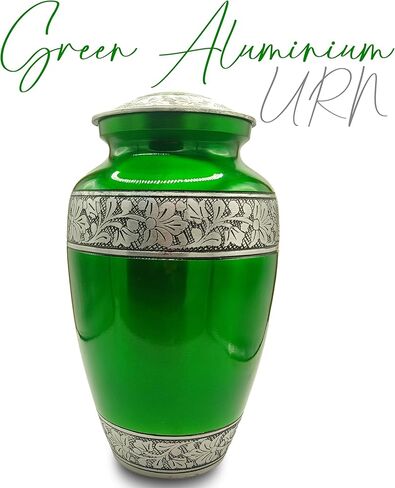 جرة حرق الجثث للرماد البشري - جرة جنازة مصنوعة يدويًا - جرة بأسعار معقولة للرماد - جرة كبيرة مع حقيبة تذكار، الجرار التذكارية المثالية لرماد البالغين - الجرار الزخرفية الجميلة in Kuwait