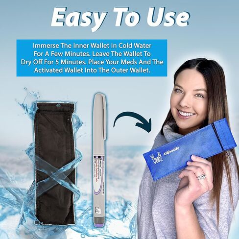 4ALLFAMILY Chiller Room Temperature 1 Insulin Pen Cooling Pack in Saudi Arabia