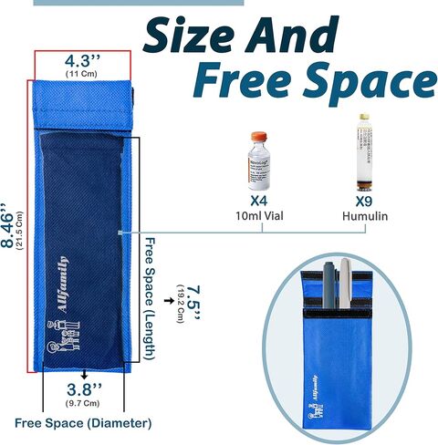 4ALLFAMILY Chiller Room Temperature 1 Insulin Pen Cooling Pack in Saudi Arabia