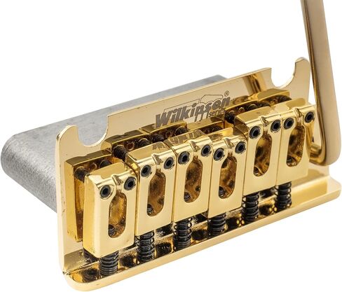جيتار ويلكنسون WOV06 54 ملم (2-1/8 بوصة) 2 نقطة ST جيتار تريمولو بريدج لجيتار كهربائي MIJ/MIK Strat، كروم in Saudi Arabia