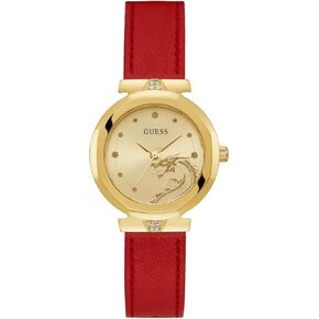 GUESS Women's 34mm Watch - Rose Gold Tone Bracelet Rose Gold Dial Rose Gold Tone Case