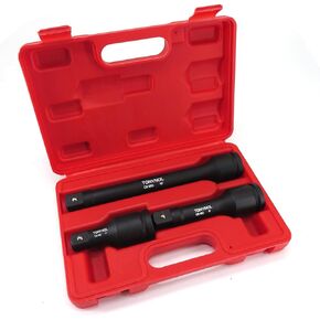1" Drive Impact Extension Bar,3 PCS(4",6",10"),Cr-Mo Steel,With a Storage Case.