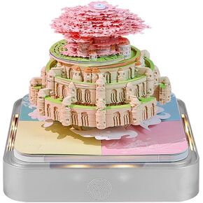 Time Piece Calendar 2024, Tree Calendar 3D Calendar 2024, Artsy Pads Calendar 3D Art Calendar Paper Carving Gift House Sculpture Gift for School Home Office(green)