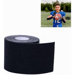 3 Inch Turf Tape Football, Small Turf Tape, Designed for Little Boys, Son, Daughter, Grandson, Ultra Sticky, Protects from Turf Burn, Flexible, Breathable, 10.9 Yards, White
