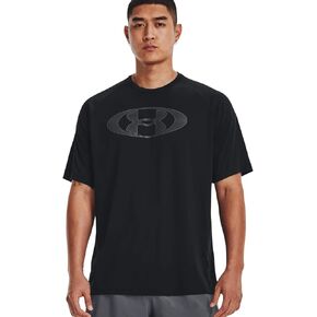 Under Armour Men's Fast Left Chest 2.0 Short-Sleeve T-Shirt (US, Alpha, X-Large, Regular, Regular, Black(001)/Grey)