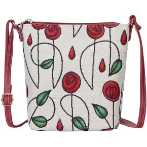 Signare Tapestry Hand Shoulder Bag Cross Body Purses Handbag Satchel Bag for Women In Jacobean Dream Design|CONV-JACOB