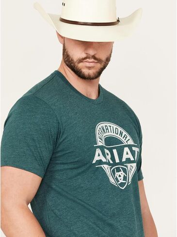 ARIAT mens Mns Western Vertical Flag Ss Tshrt Mhthr Shirt in Kuwait