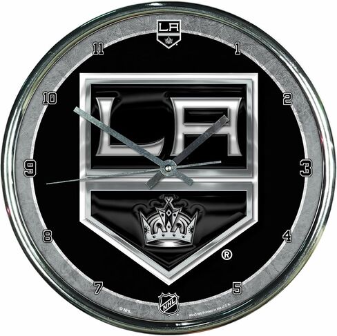 NHL Chrome Clock, 12" x 12" in Saudi Arabia