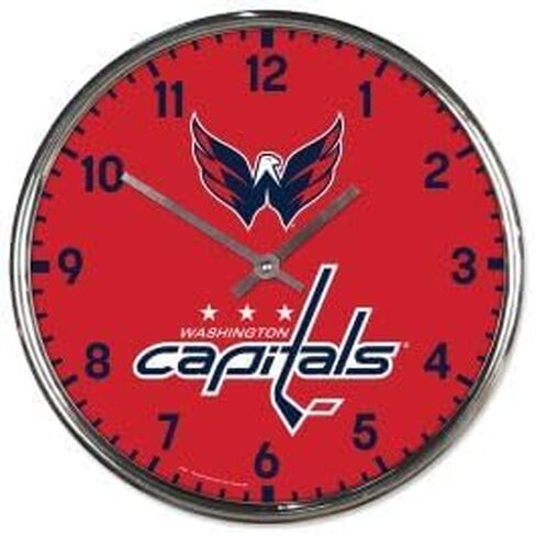 NHL Chrome Clock, 12" x 12" in Saudi Arabia