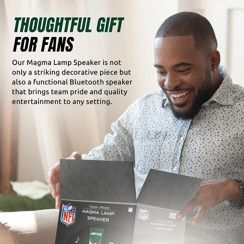 مصباح Magma Team 2 في 1 من Sporticulture مع مكبر صوت بلوتوث مدمج - مصباح Magma Team مقاس 16.5 بوصة NFL مع اتصال منفذ قياسي ومصباح 30 واط (مضمن) - Baltimore Ravens in Kuwait